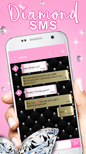 Diamond SMS Texting App Screenshot 1