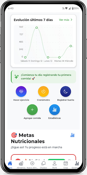 NutriApp Screenshot 2