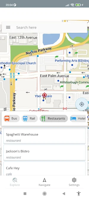 Tampa Florida Offline Map Screenshot 0