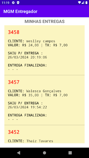 MGM Entregador Screenshot 3