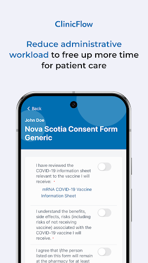 CANImmunize ClinicFlow Screenshot 1