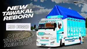 Mod BUSSID Truk Canter Tawakal Screenshot 1