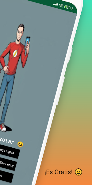 Sheldon Whip App with phrases Screenshot 1