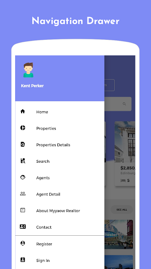 Myyaow Realtor Flutter Theme Screenshot 3
