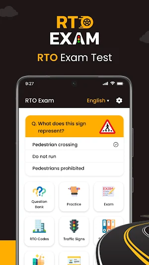 RTO India Driving Licence Test Screenshot 0