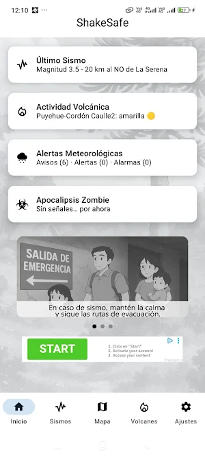 shakesafe sismos en chile Screenshot 0