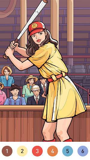 Chill Color By Number Game Screenshot 1