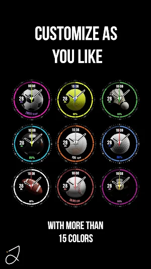 Simple Ball Watch Face Screenshot 2
