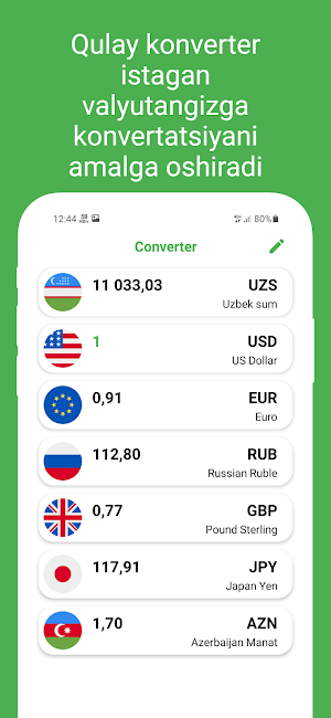 Currency converter Screenshot 1