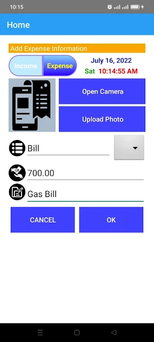 My Expense Screenshot 3