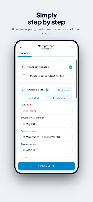 Move-In Checklist: Inspection Screenshot 1