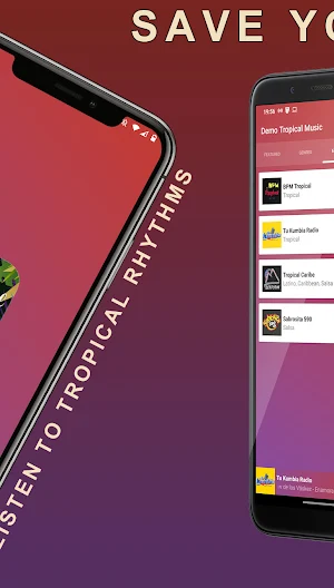 Tropical Music Tropical Radio Screenshot 1