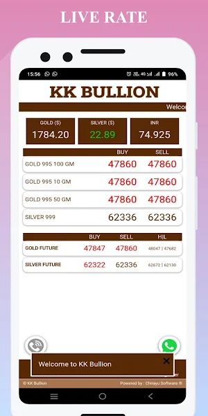 KK Bullion Screenshot 0