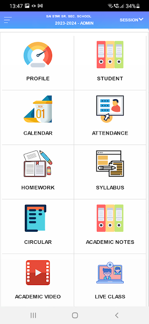 SAI STAR SCHOOL TEACHER APP Screenshot 1