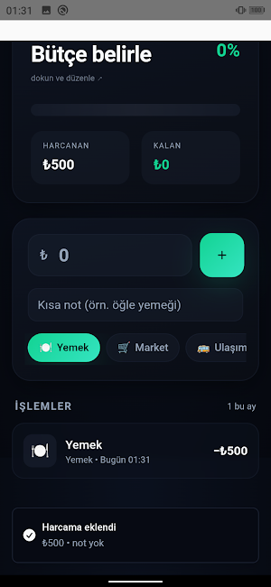 NetBakiye - Harcama İzleyici Screenshot 2