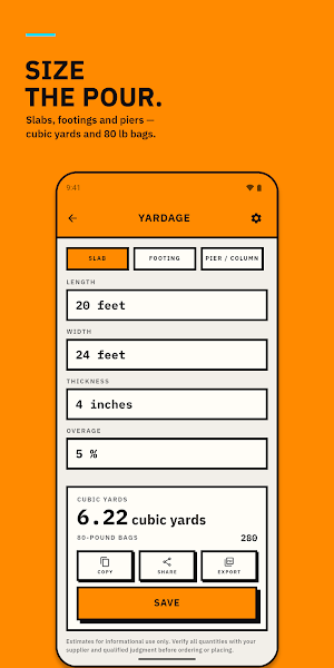 Plumb Concrete PRO Screenshot 1