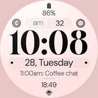 Minimal 3 Pastel Watch Face