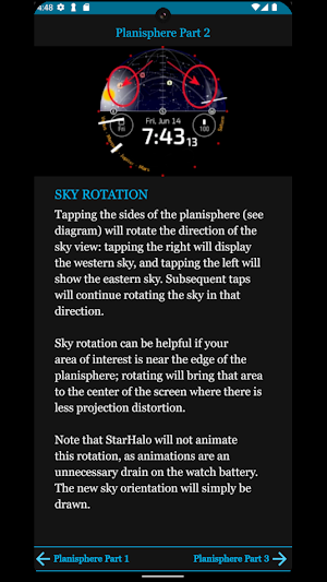 StarHalo 2 Astronomy Watch Screenshot 2