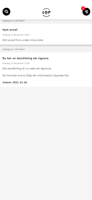 LGP Åkeri Connect Screenshot 0