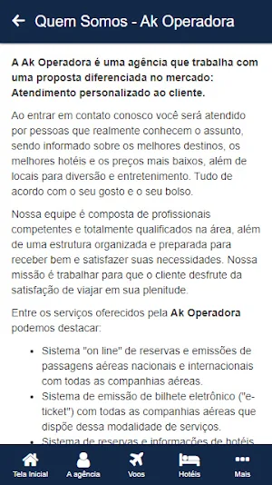 Ak Operadora Screenshot 1