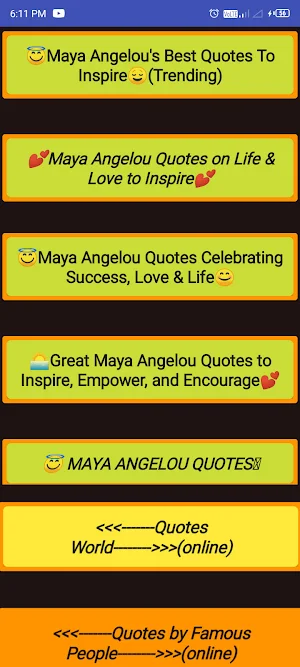 Maya Angelou Poems & Quotes Screenshot 0