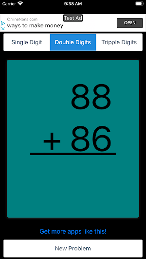Addition Flashcards Screenshot 1