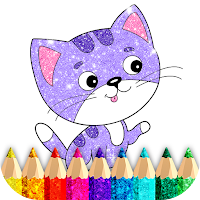 Kids Coloring Game Glitter 🎨
