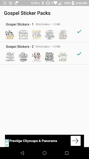 Gospel WAStickerApp Screenshot 0