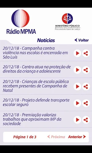 Rádio MPMA Screenshot 2