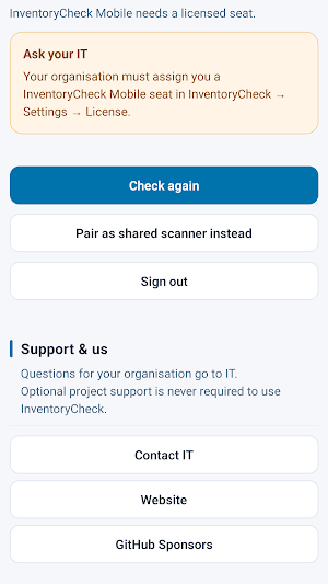 InventoryCheck Screenshot 1