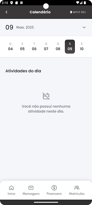 MoveEdu Aluno Screenshot 2
