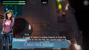 Robot Warrior: Top-down shooter. Offline game. Screenshot 1