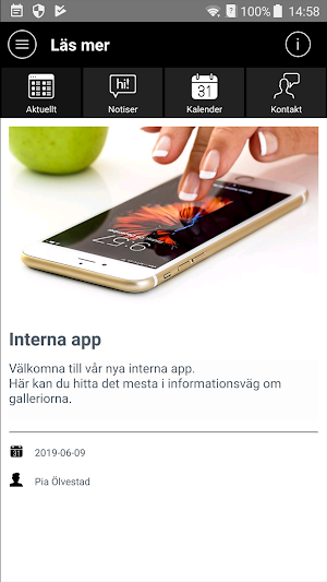 VP/Axet Internt Screenshot 1