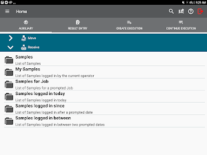 SampleManager Mobile Screenshot 1