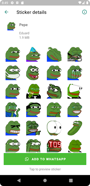 7TV Emotes for WhatsApp Screenshot 2
