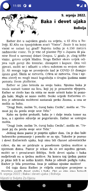 Vijesti Iz Svijeta Za Djecu 22 Screenshot 2