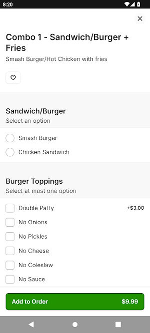 Slaw Burger Screenshot 2