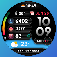 PRADO 69 Digital Watch Face
