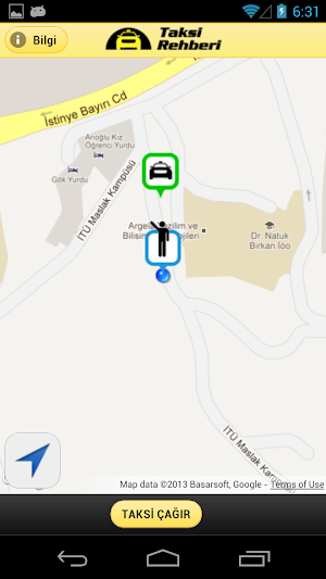Bursa Taxi Guide Screenshot 0