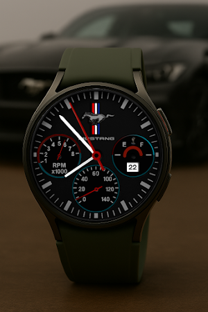 Mustang 2025 watch face Screenshot 0