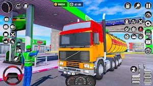 Oil Tanker Truck Games 2023 3D Screenshot 1