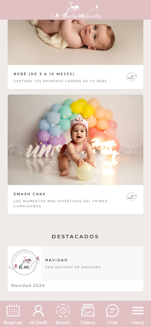 Dulces Momentos Fotografía Screenshot 1