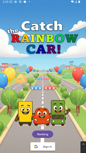 Catch! Rainbow Car Screenshot 0