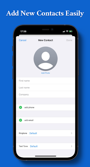 Contacts iOS 16 Screenshot 2