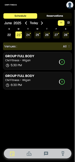 CM Fitness Screenshot 3