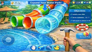 Waterpark Slide Rush Simulator Screenshot 1