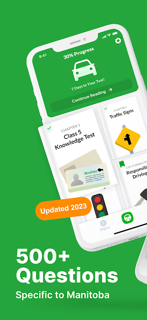 Manitoba Driving Class 5 Test Screenshot 0