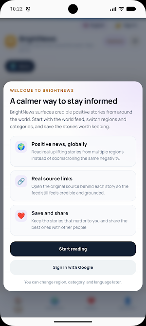 BrightNews Screenshot 0