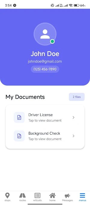 Routegenius Driver Screenshot 1