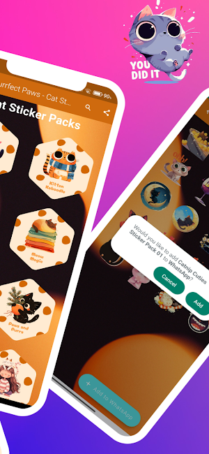 Cat Stickers for WhatsApp Screenshot 2